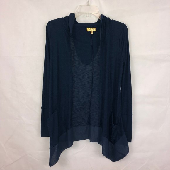 princess vera wang Sweaters - Princess Vera Wang Navy Sweater Cardigan Size Small
